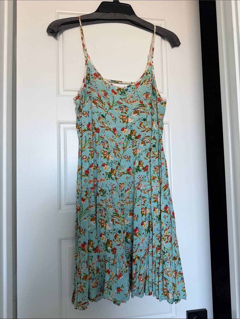 Hem & Thread Aqua Floral Slip Dress